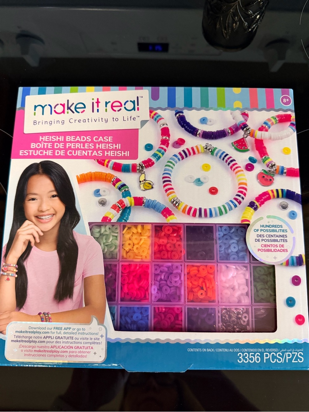 Heishi Beads Case - Multicolor Kids Craft Kit